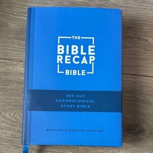 The Bible Recap Bible - Bright Blue 365-Day Chronological Study Bible